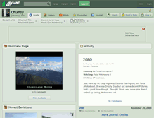 Tablet Screenshot of chumsy.deviantart.com