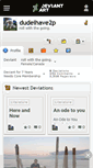 Mobile Screenshot of dudeihave2p.deviantart.com