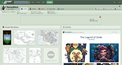 Desktop Screenshot of pointedstick.deviantart.com
