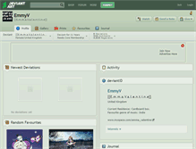 Tablet Screenshot of emmyv.deviantart.com