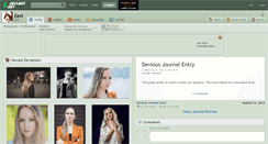 Desktop Screenshot of eevl.deviantart.com