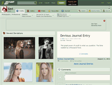 Tablet Screenshot of eevl.deviantart.com