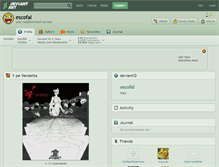 Tablet Screenshot of escofal.deviantart.com