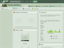Tablet Screenshot of faceless-monsters.deviantart.com
