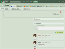 Tablet Screenshot of kunapi.deviantart.com