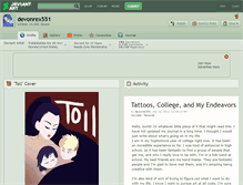 Tablet Screenshot of devonrex551.deviantart.com