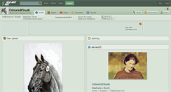 Desktop Screenshot of colouredclouds.deviantart.com