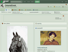 Tablet Screenshot of colouredclouds.deviantart.com