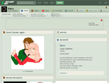 Tablet Screenshot of kiaru.deviantart.com