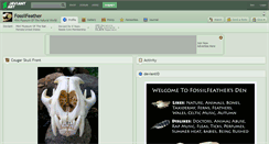 Desktop Screenshot of fossilfeather.deviantart.com
