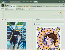 Tablet Screenshot of nefaro.deviantart.com