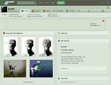 Tablet Screenshot of juven.deviantart.com