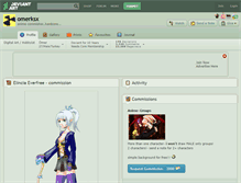 Tablet Screenshot of omerksx.deviantart.com
