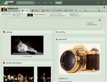Tablet Screenshot of kokoro-tr.deviantart.com