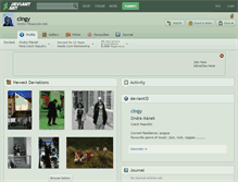 Tablet Screenshot of cingy.deviantart.com