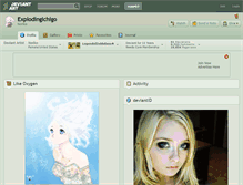 Tablet Screenshot of explodingichigo.deviantart.com