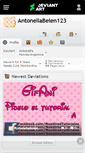 Mobile Screenshot of antonellabelen123.deviantart.com