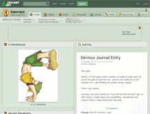 Tablet Screenshot of boowazz.deviantart.com