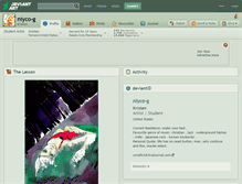 Tablet Screenshot of niyco-g.deviantart.com