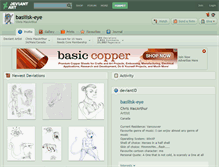 Tablet Screenshot of basilisk-eye.deviantart.com