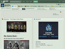 Tablet Screenshot of davislim.deviantart.com