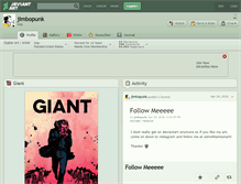 Tablet Screenshot of jimbopunk.deviantart.com