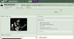 Desktop Screenshot of mikey-way-fanclub.deviantart.com