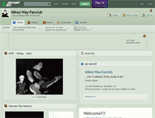 Tablet Screenshot of mikey-way-fanclub.deviantart.com