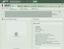 Tablet Screenshot of gypsyleo.deviantart.com