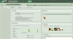 Desktop Screenshot of may-bird-and-pumpkin.deviantart.com