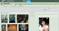 Desktop Screenshot of animefan2424.deviantart.com
