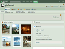 Tablet Screenshot of natasha-marie.deviantart.com