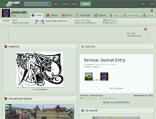 Tablet Screenshot of photo-kin.deviantart.com