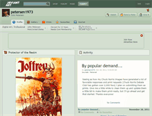 Tablet Screenshot of petersen1973.deviantart.com