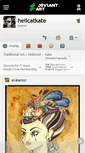 Mobile Screenshot of hellcatkate.deviantart.com