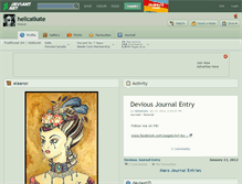 Tablet Screenshot of hellcatkate.deviantart.com