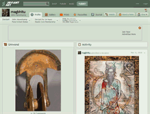 Tablet Screenshot of magbhitu.deviantart.com