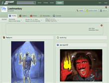 Tablet Screenshot of leetmonkey.deviantart.com