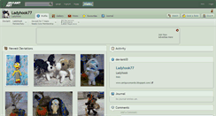 Desktop Screenshot of ladyhook77.deviantart.com