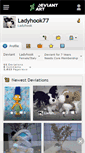 Mobile Screenshot of ladyhook77.deviantart.com