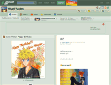 Tablet Screenshot of hisaki-raiden.deviantart.com