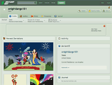 Tablet Screenshot of onigiridango181.deviantart.com