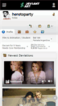 Mobile Screenshot of heretoparty.deviantart.com
