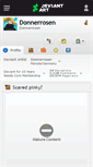 Mobile Screenshot of donnerrosen.deviantart.com