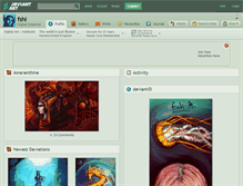 Tablet Screenshot of fshi.deviantart.com