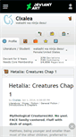 Mobile Screenshot of cixalea.deviantart.com
