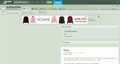 Desktop Screenshot of andthereitwas.deviantart.com