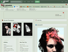 Tablet Screenshot of laineekai.deviantart.com