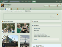 Tablet Screenshot of humi-stars.deviantart.com