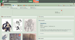 Desktop Screenshot of hippiericky.deviantart.com